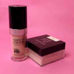 Makeup Forever ultra HD foundation and powder Y205
